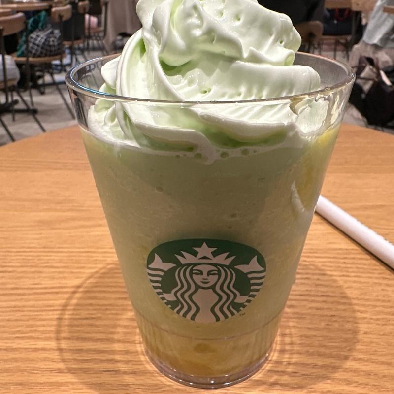 メロンofメロンフラペチーノ(スターバックス コーヒー 阪神梅田本店 地下2階店)