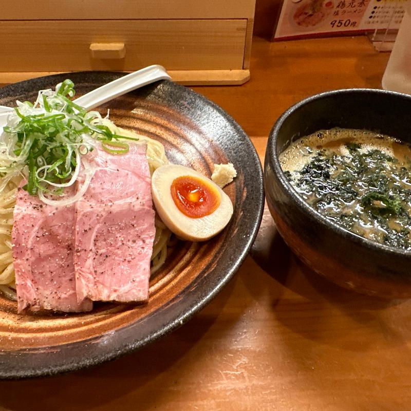 鶏元素　醤油つけ麺(麺元素)