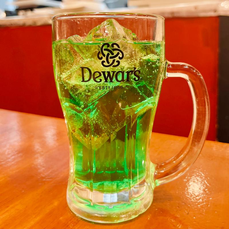 メロンサワー(24時間餃子酒場 青物横丁店)