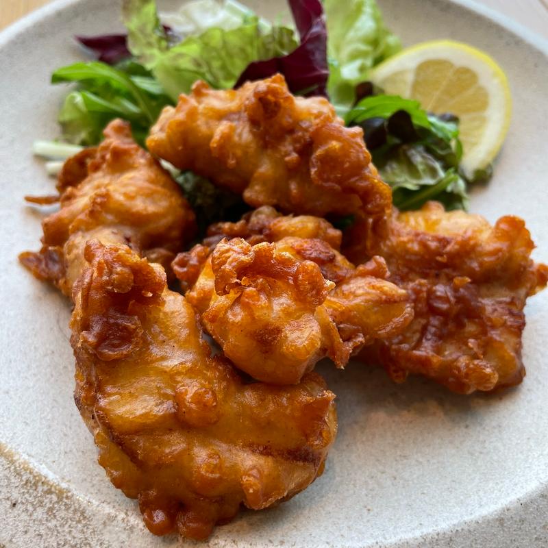 鶏唐揚げ　熊本黒麹漬け　5個(天然かき氷＆フルーツパフェとちゃんぽん たち花)