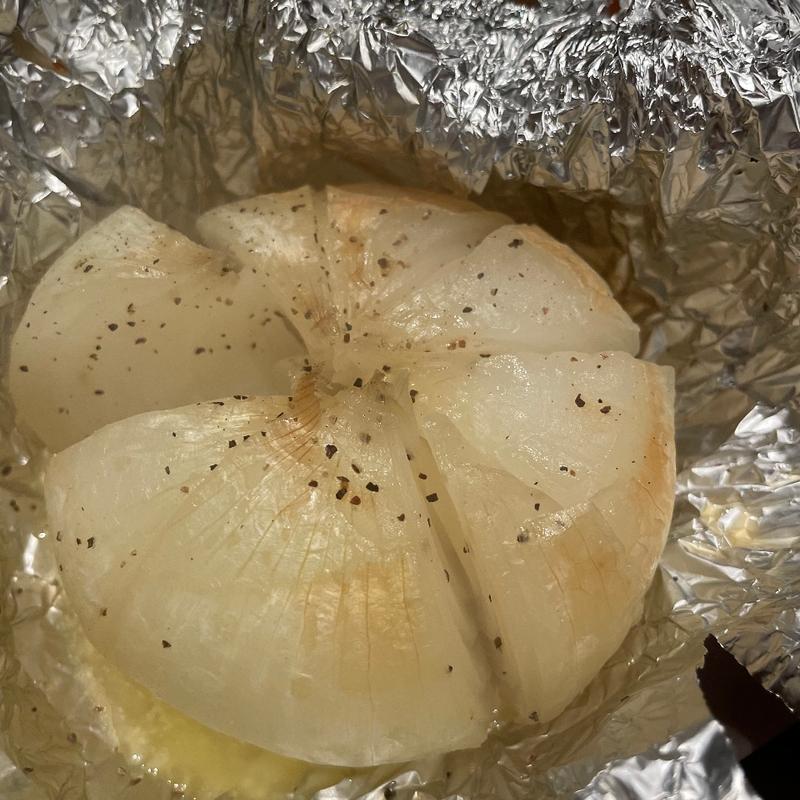 炉端焼き　玉ねぎ丸焼き(海鮮肉炉端 大夢)