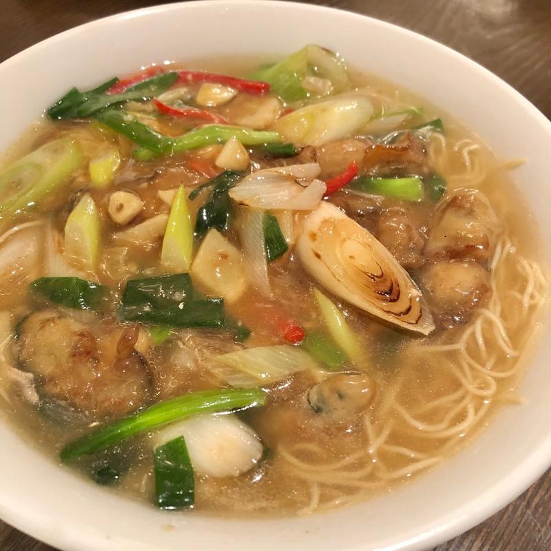 牡蠣そばランチ(中国飯店 紫玉蘭)