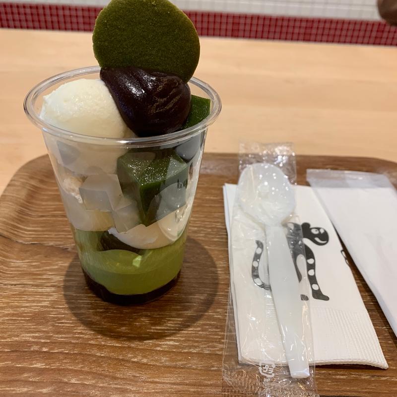 あんパフェ(トラヤあんスタンド新宿店)
