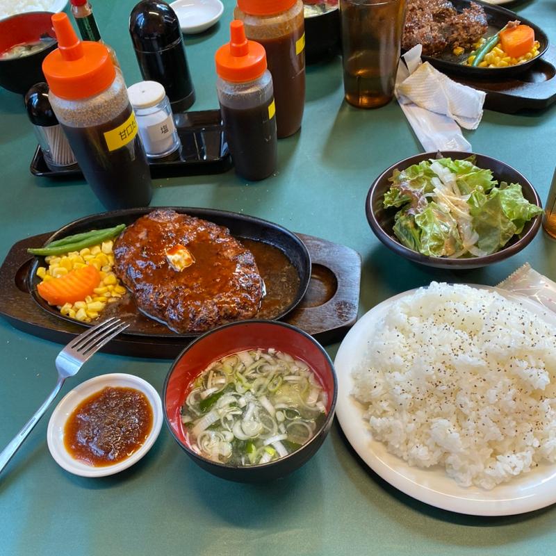 ジャンボハンバーグセット(ミスターデンジャー 浅草観音店 )