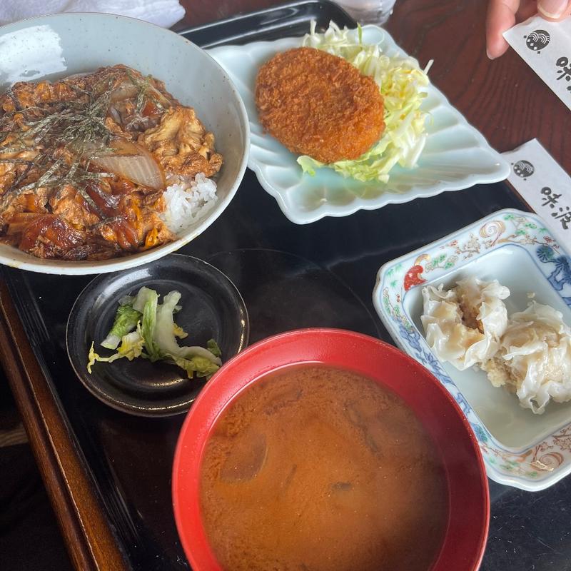 日替わりランチ玉子丼(味波 猿投店)