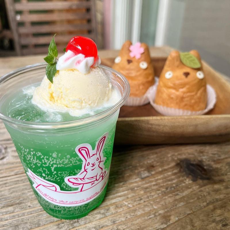 クリームソーダ メロン( TOLO COFFE&BAKERY(トロ コーヒーアンドベーカリー))