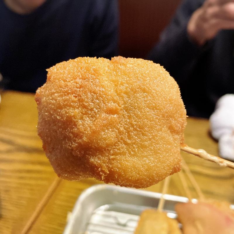 串揚げ（ホタテバター）(はまぐり屋串左衛門)