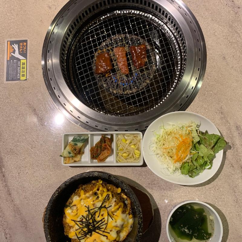 石焼チーズキムチチャーハンランチ(焼肉桜苑)