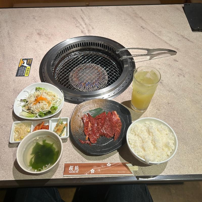 ハラミランチ(焼肉桜苑)