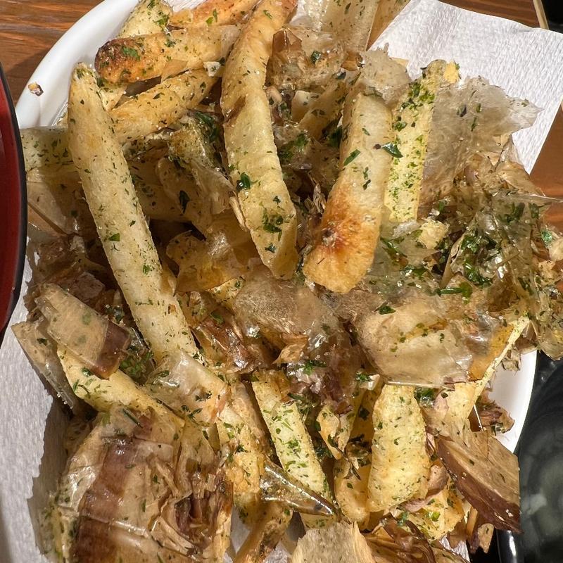 かつおポテト(港のてっぱん焼 得々 下北沢)