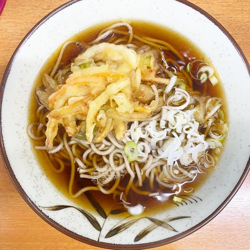 かきあげ天そば(立喰そばうどん つくば本店 駅前店)