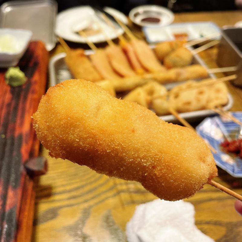 串揚げ（肉巻きトマト）(はまぐり屋串左衛門)