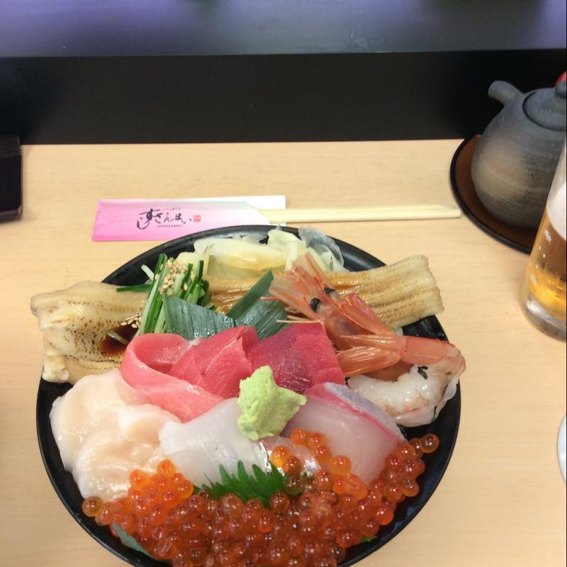 上ちらし丼(すしざんまい 川崎店)