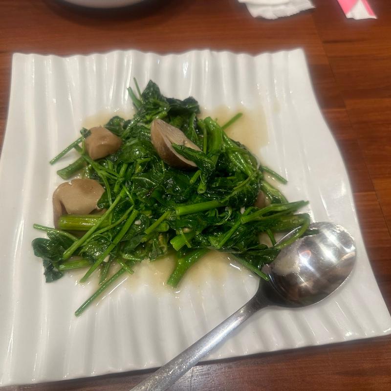 空芯菜の炒め(悠香園)