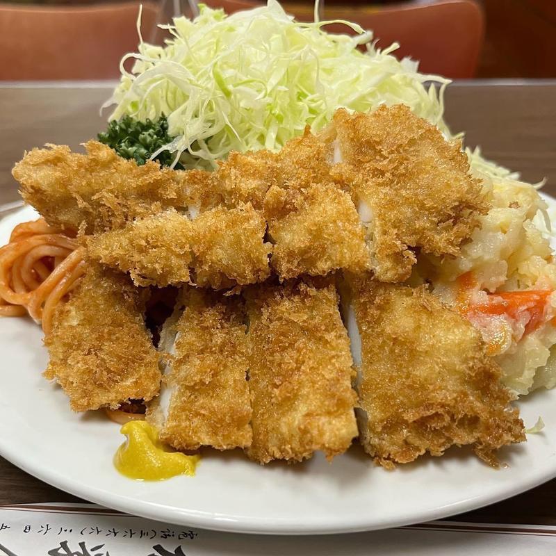 イカフライライス ポテトサラダ(桃乳舎)