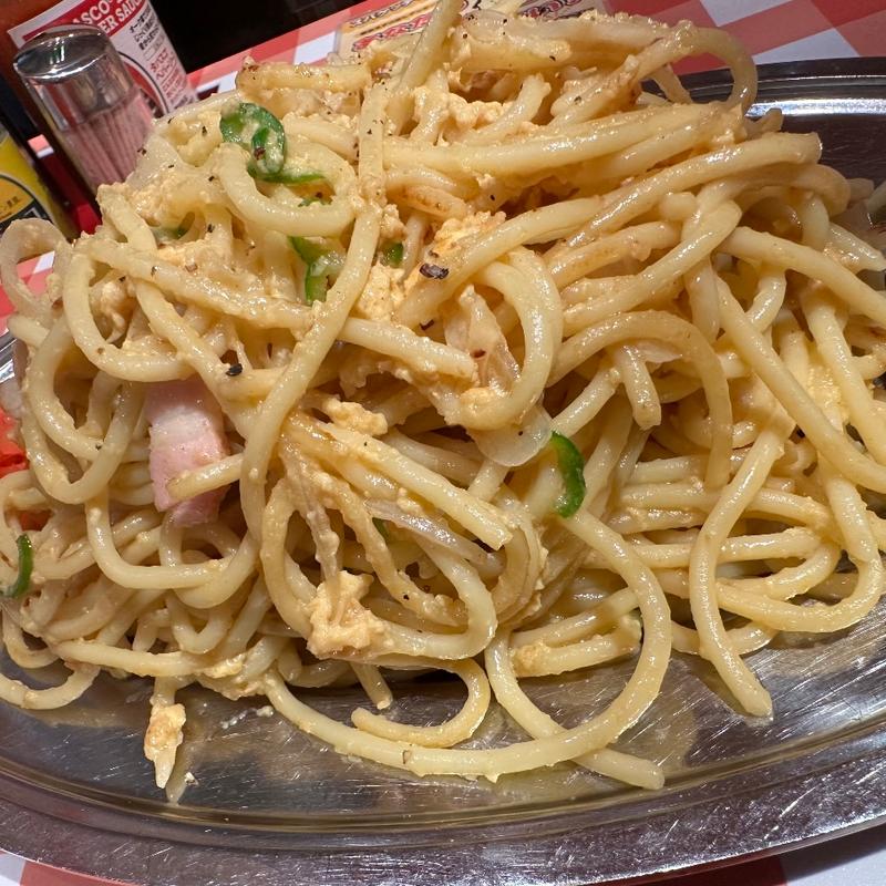 白ナポ(スパゲッティーのパンチョ 新宿店)