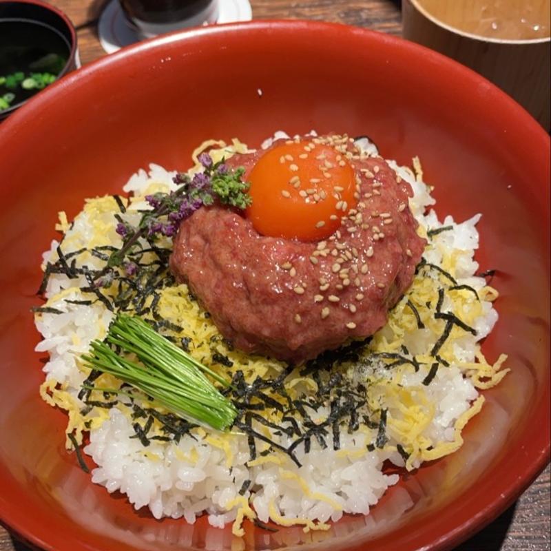 ユッケ丼(将泰庵DINER シャポー船橋店)