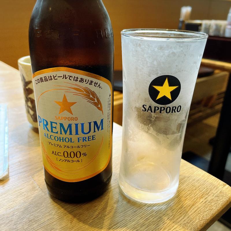 サッポロプレミアムアルコールフリー(沼津魚がし鮨 函南店)