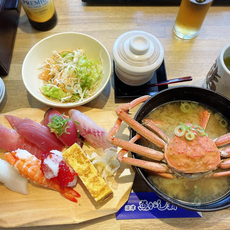 板前おまかせ8かんランチ(沼津魚がし鮨 函南店)
