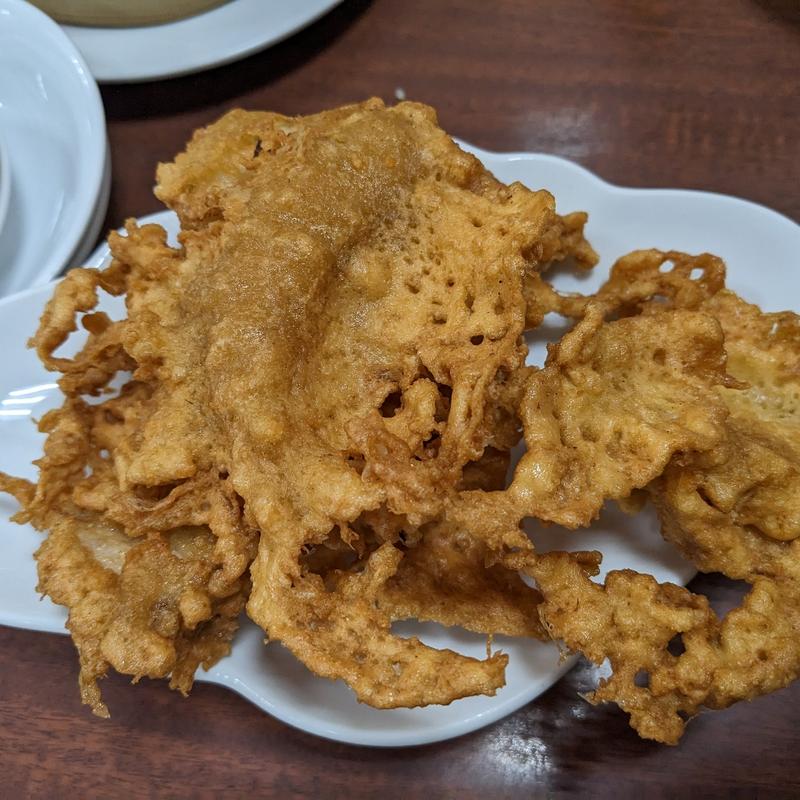 肉のニンニク生姜揚げ（S）(中華料理 栄福)