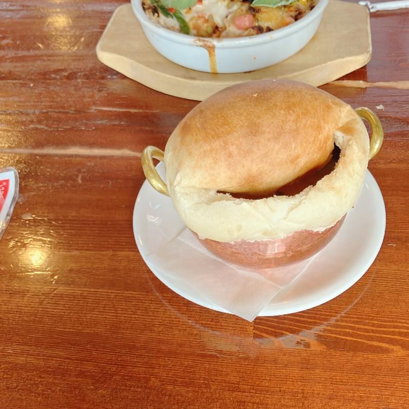 きのこスープ(ロス・アンジェルス(自家農園のあるレストラン))