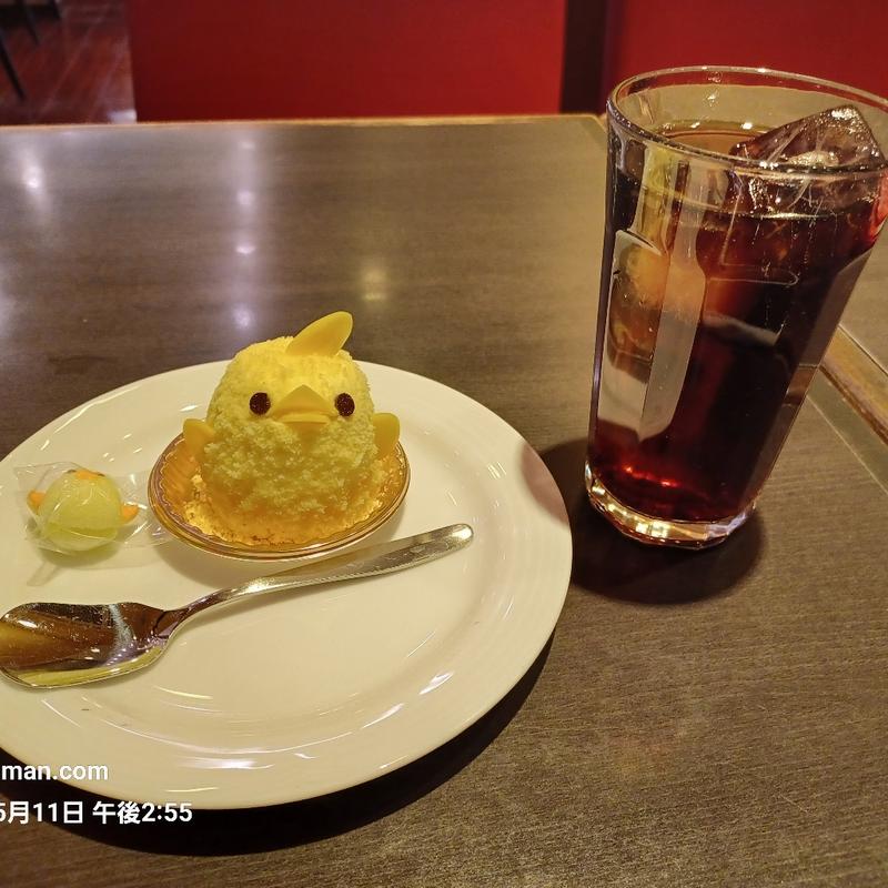 ぴよりんセット(カフェ・ジャンシアーヌ)