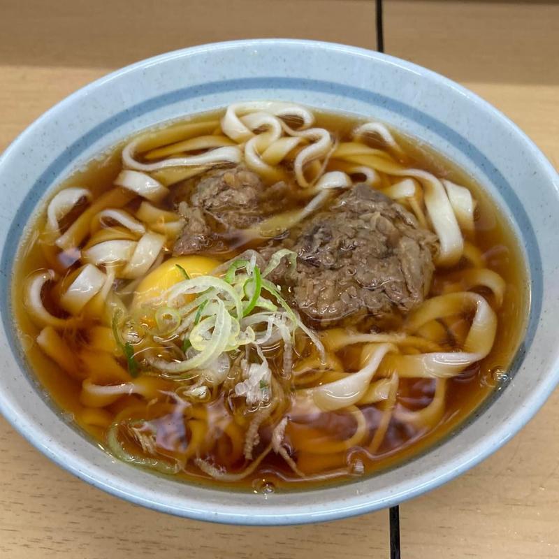 肉玉きしめん(爽亭  JR池袋駅中央口（改札内）)