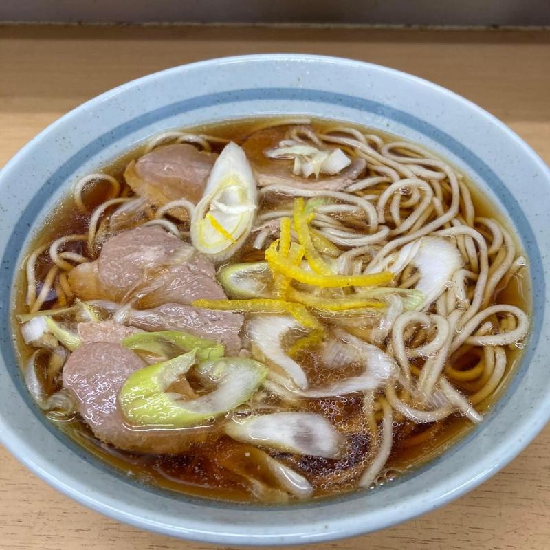 鴨ネギそば(爽亭  JR池袋駅中央口（改札内）)