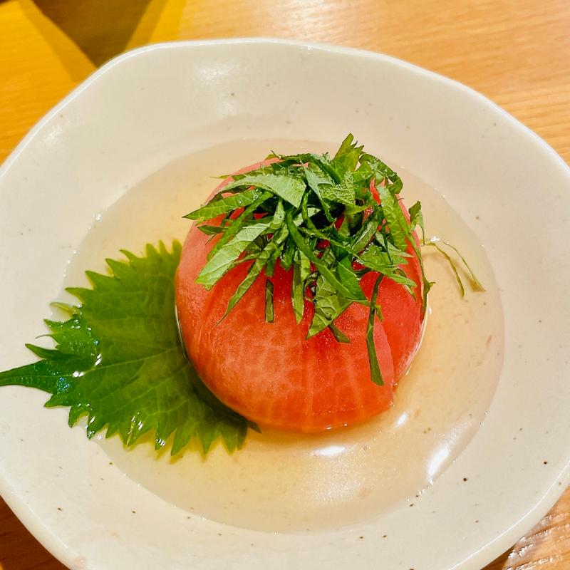 冷やし出汁トマト(ツグミ)