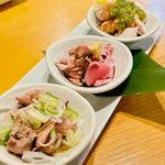 とり刺し3種盛り合わせ