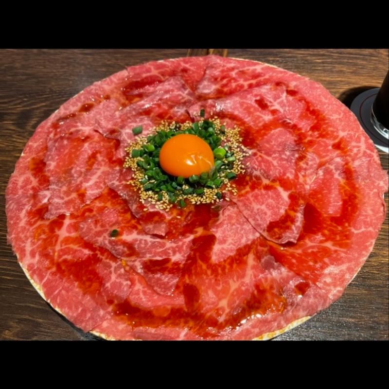 王者のユッケ(将泰庵DINER シャポー船橋店)