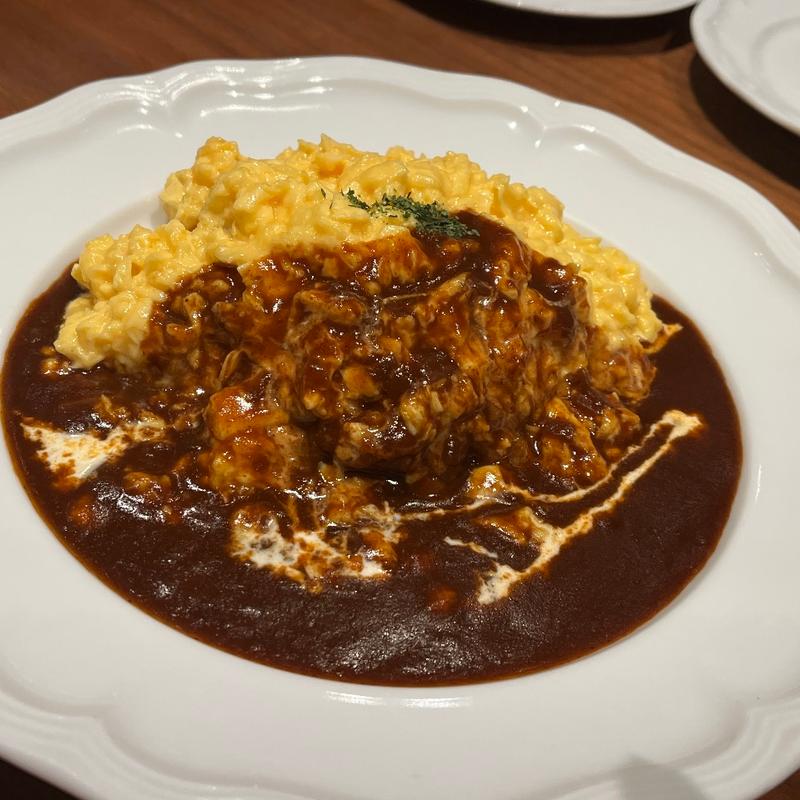 自家製デミグラスとふわとろたまごのオムライス(パーラー大箸（純洋食とスイーツ パーラー大箸）)