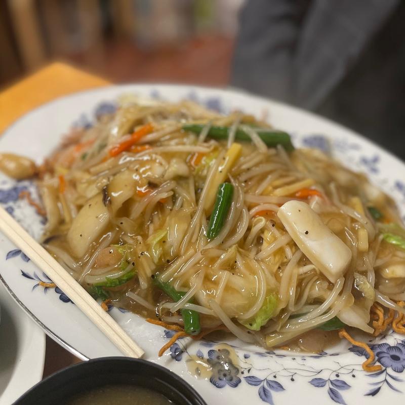 揚げ焼きそば(北海道十勝料理 えん)