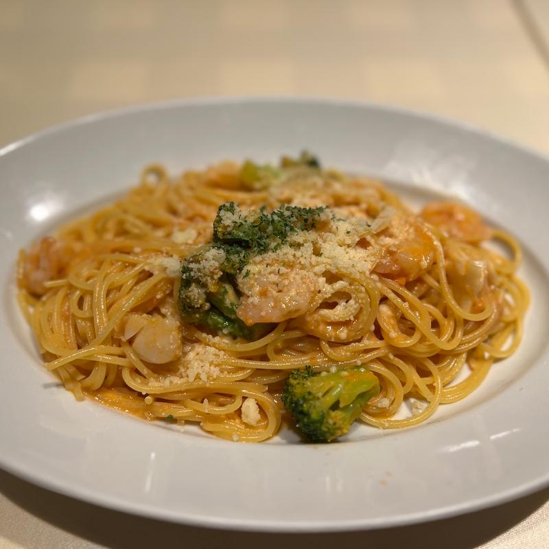 海老帆立トマトクリーム(ポルケッタ 武蔵小杉東急スクエア店)