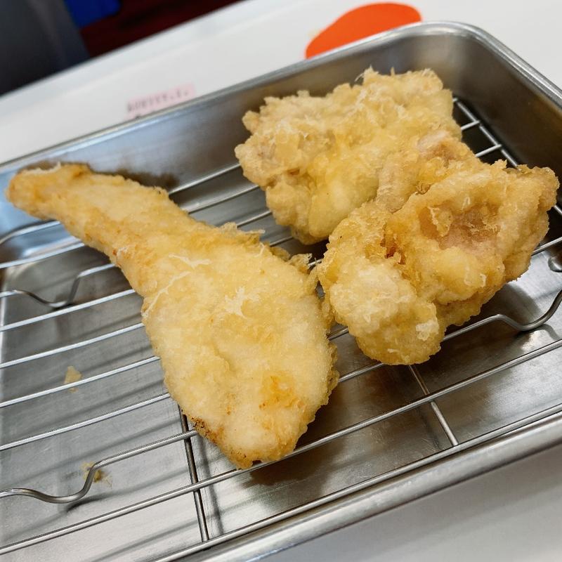 とり天定食(天麩羅処ひらお 原田店)