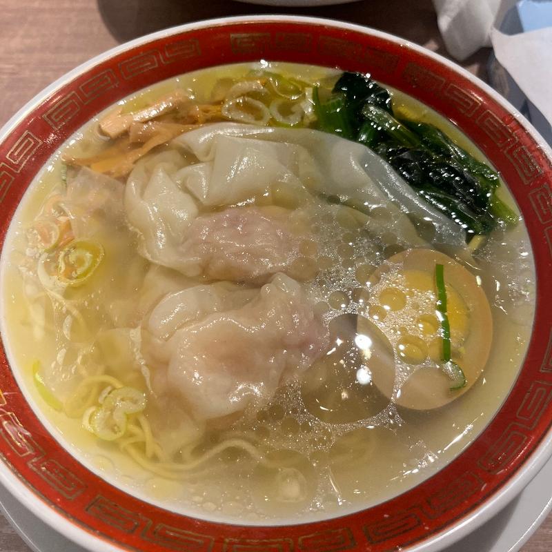 ワンタン(手包わんたん麺酒家 広州市場 横浜ポルタ店)