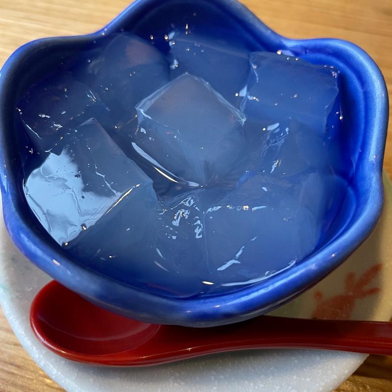 レモンの寒天(うなぎ屋たむろ 本丸 春日井店)