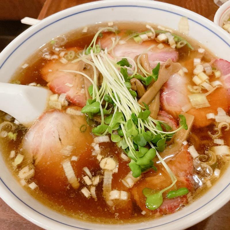 自家製焼豚そば(平安)