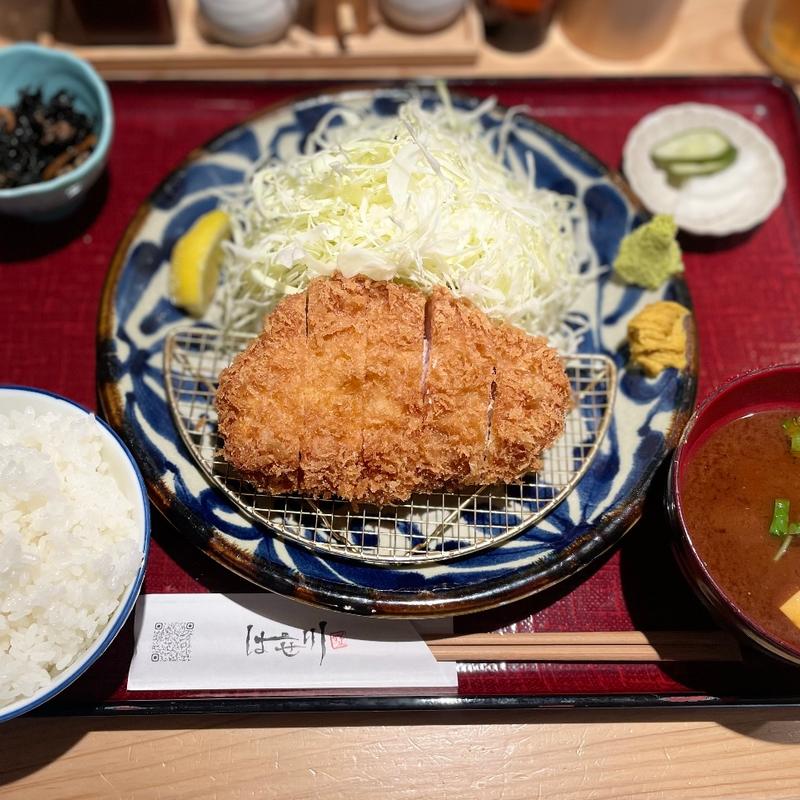 上ロースかつ定食(とんかつ はせ川 東銀座店)