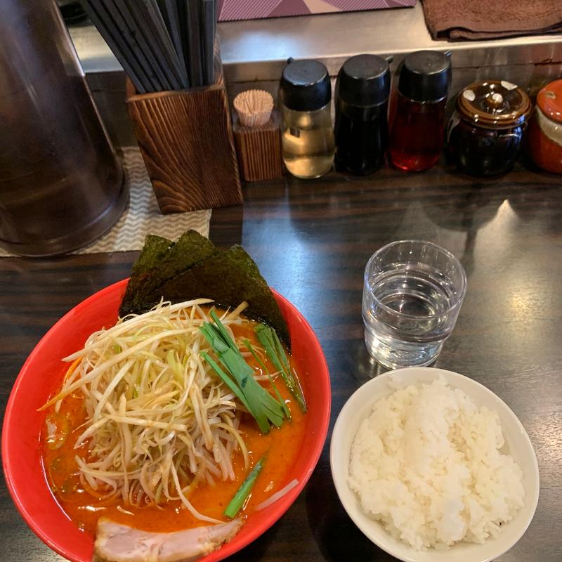 ねぎラーメン＆小ライス（セットメニュー）(ラーメン道楽 川崎店)