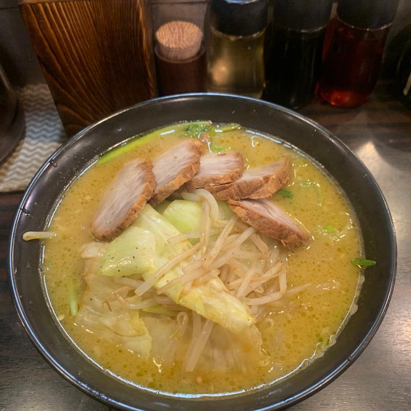 青唐豚骨ラーメン（ピリッと辛い）(ラーメン道楽 川崎店)