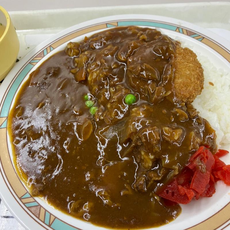 時計台定食（ハヤシライス）(札幌市役所地下食堂)