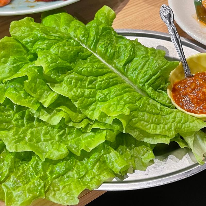 国産チシャ菜(焼肉ホルモンまるよし精肉店 新福島店)