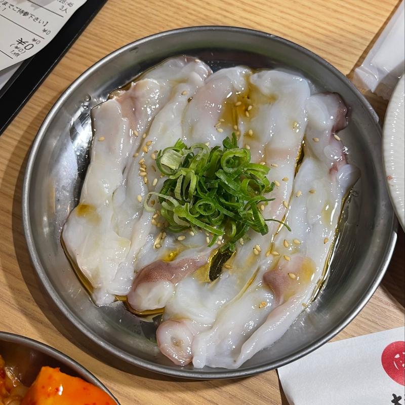 北海道産生たこ　生レバ風(焼肉ホルモンまるよし精肉店 新福島店)