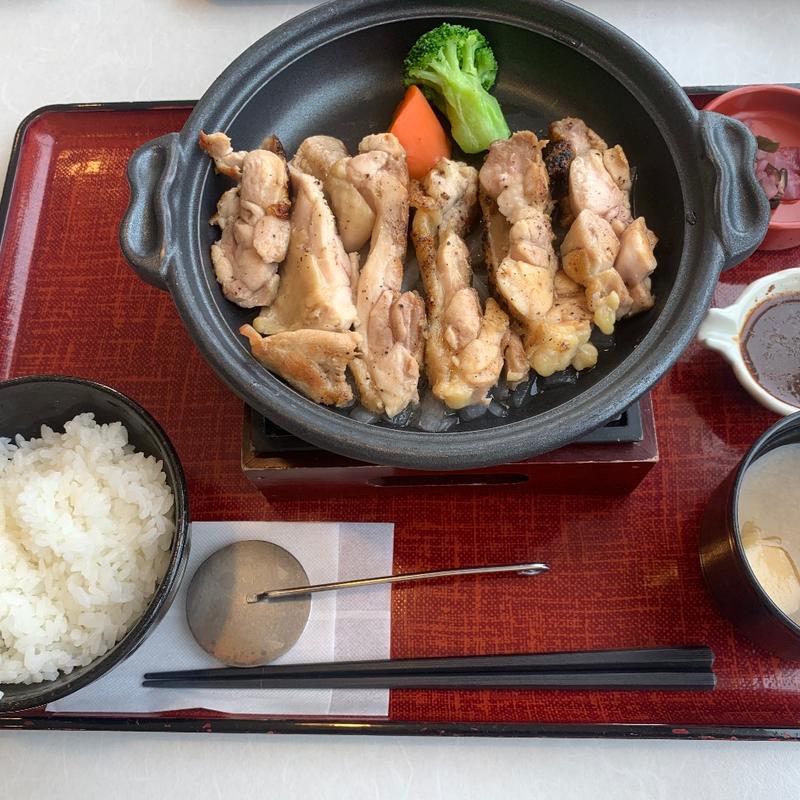 大判チキンステーキ　定食セット(れすとらん四六時中 能代店 )