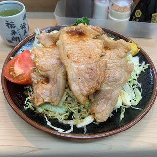 生姜焼き定食(とんかつ 丸八 支店)