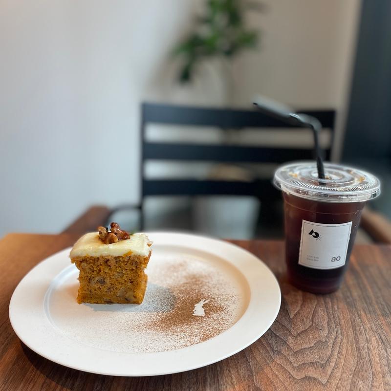 キャロットケーキ(ao coffee&gallery アオコーヒーギャラリー)