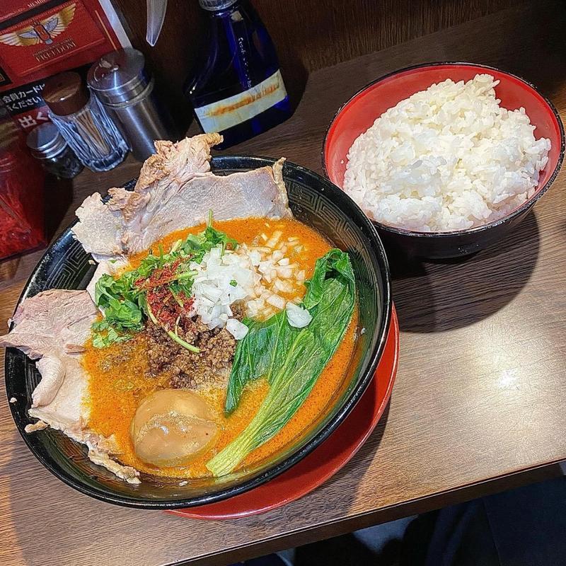 限定坦々麺(中華そば 花京 天六本店)