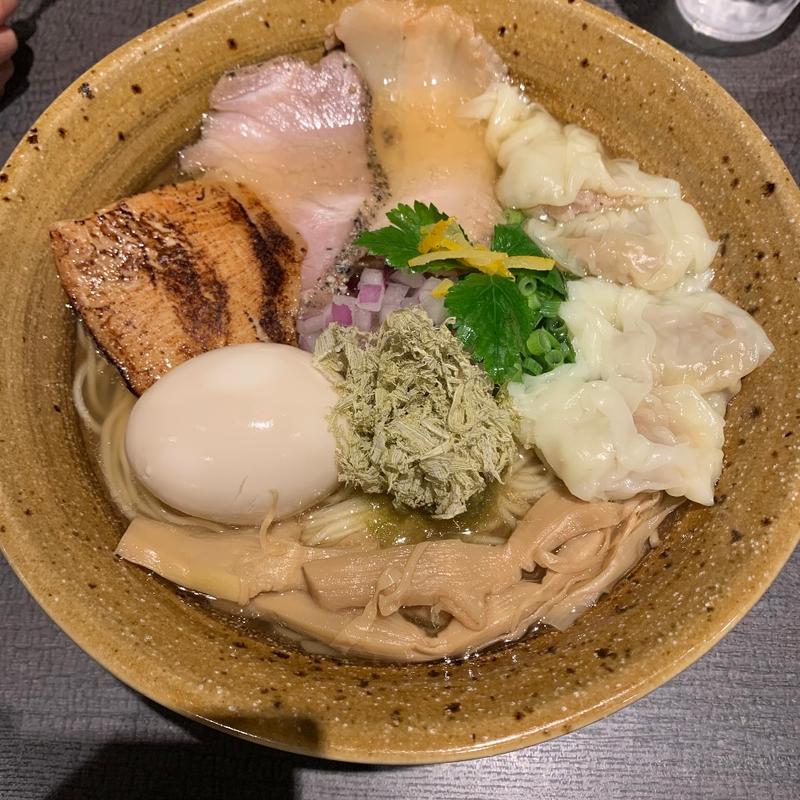あご煮干しラーメン(醤油)(麺屋 かぐや)