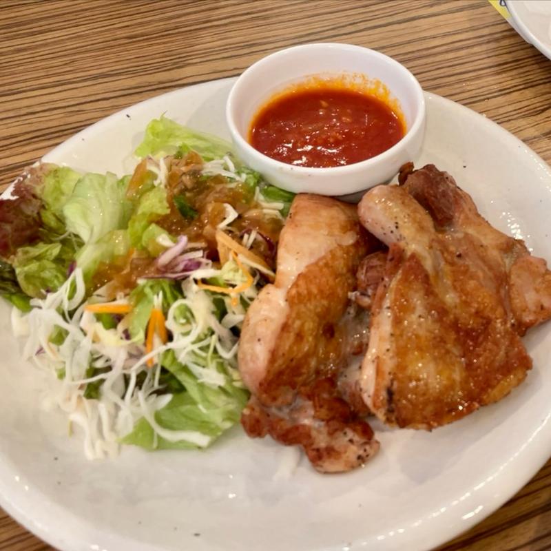 若鶏のグリル ガーリックソース(ガスト 新習志野店)